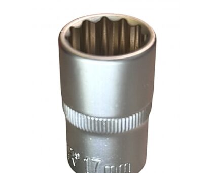 Головка торцевая 1/2" 12гр. 17 мм, L38 мм, CrV "H-D"