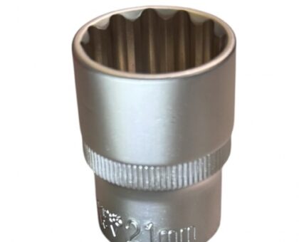 Головка торцевая 1/2" 12гр. 21 мм, L38 мм, CrV "H-D"