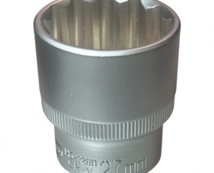 Головка торцевая 1/2" 12гр. 27 мм, L42 мм, CrV "H-D"