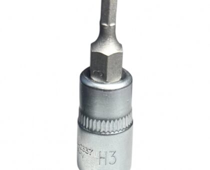 Головка 1/4" с насадкой HEX 3 мм, длина 37 мм "H-D"