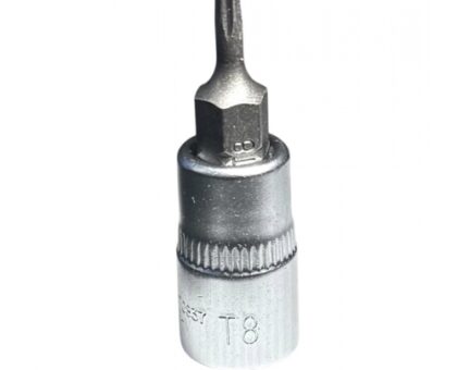 Головка 1/4" с насадкой TORX T8, длина 37 мм CrV "H-D"