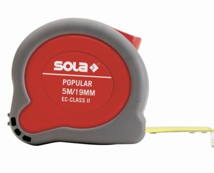 Рулетка  5м/19мм «Popular» PP 5m (SOLA)