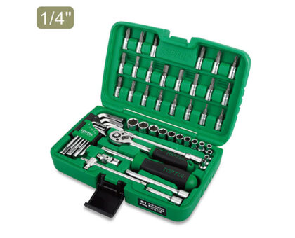 Набор головок и ключей 51предм. 1/4" 6гр. TOPTUL