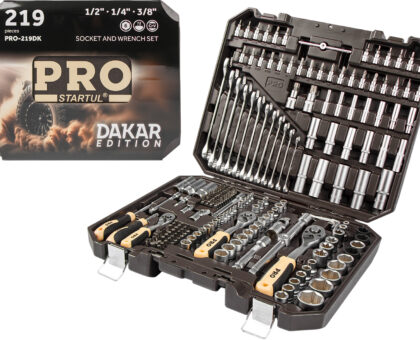 Набор головок и ключей 219пр. 1/4",3/8",1/2" PRO STARTUL DAKAR (PRO-219DK)