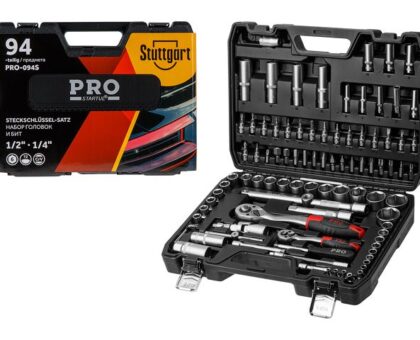Набор головок и бит 94пр. 1/4",1/2" PRO STARTUL STUTTGART (PRO-094S)
