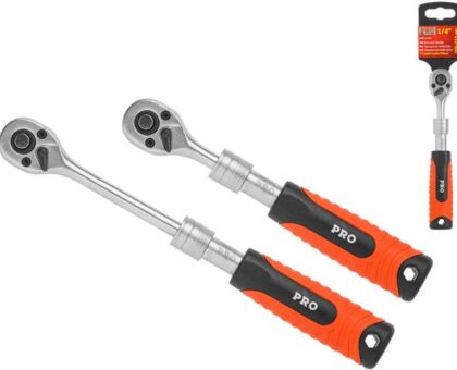 Трещотка 1/4" 72зуб. 165-215мм телескоп. PRO STARTUL (PRO-47014)