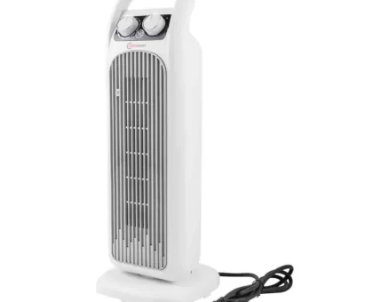 Тепловентилятор электрический поворотный (220V,2000W,S обогрева 20м²,защита от перегрева)