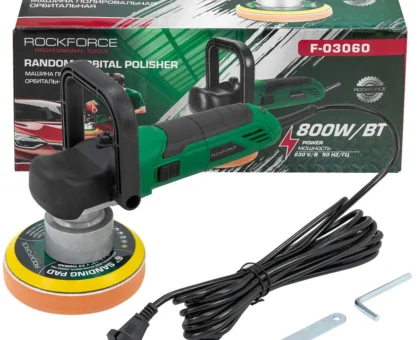 Машина полировальная орбитальная электрическая (230V, 800W, 2000-6800об/мин, диаметр круга — 150мм)