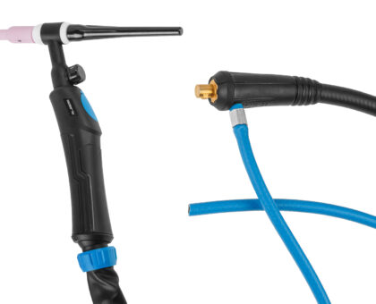 Горелка сварочная TIG WGT-17V (4м, 150А, разъем 10-25, вентиль) SOLARIS